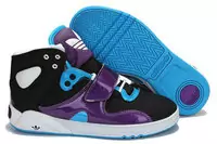 pas cher adidas roundhouse mid 045 hommes chaussure 2013 af noir violet cyan